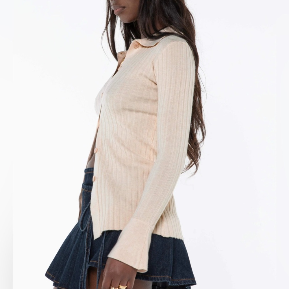 Princess Polly Anneke Collared Cardigan Sweater - Picture 3 of 11